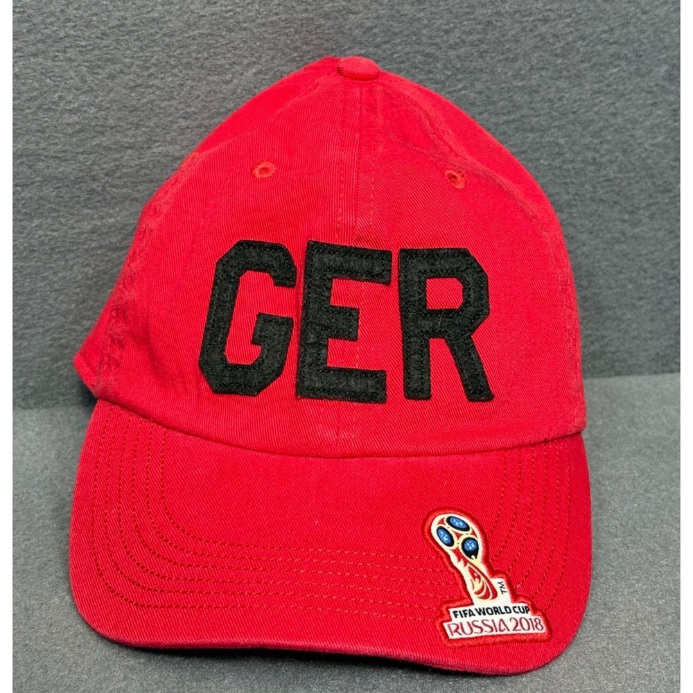 Germany GER FIFA World Cup Russia 2018 Red Baseball Cap Hat Official‎ Licensed